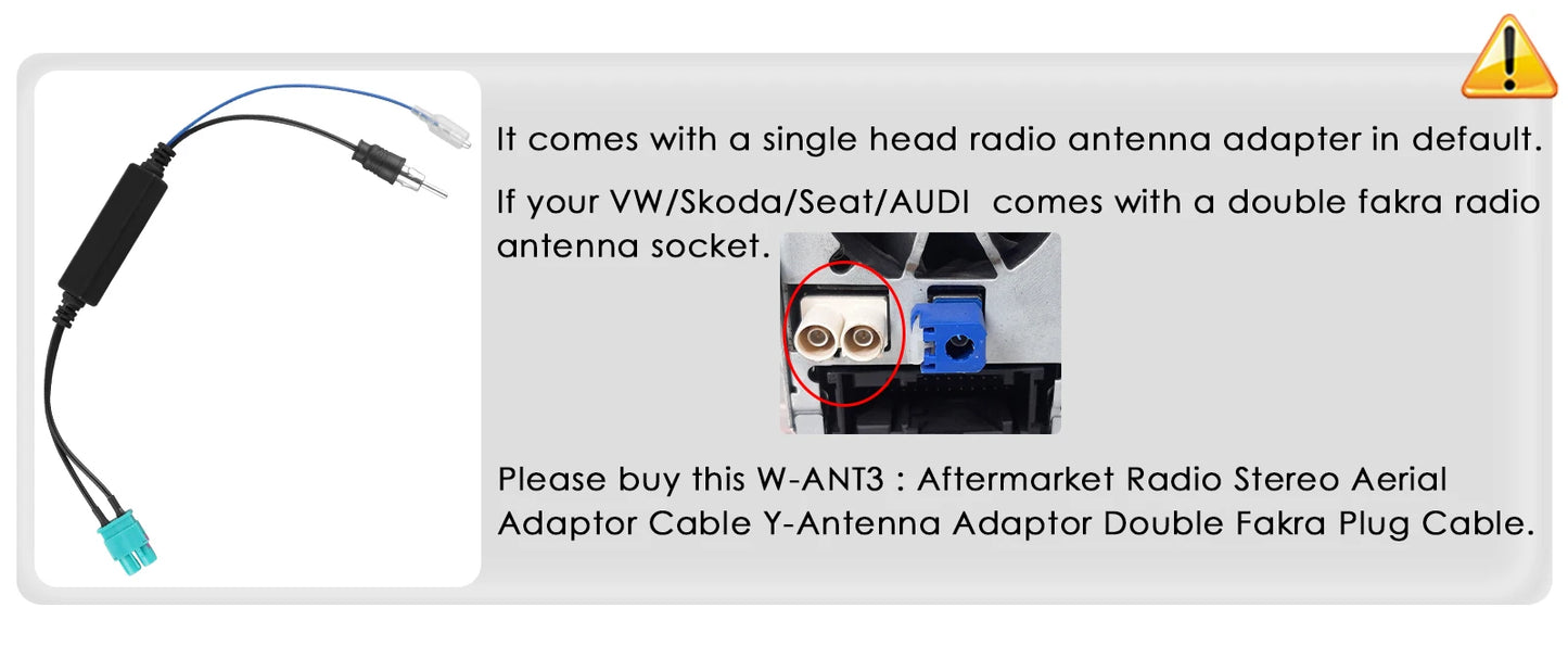 7 Inch Wireless Carplay Android Auto Android 14 Radio Car Multimedia for VW Golf 4 Passat POLO Transport T5 Multivan Seat Jetta