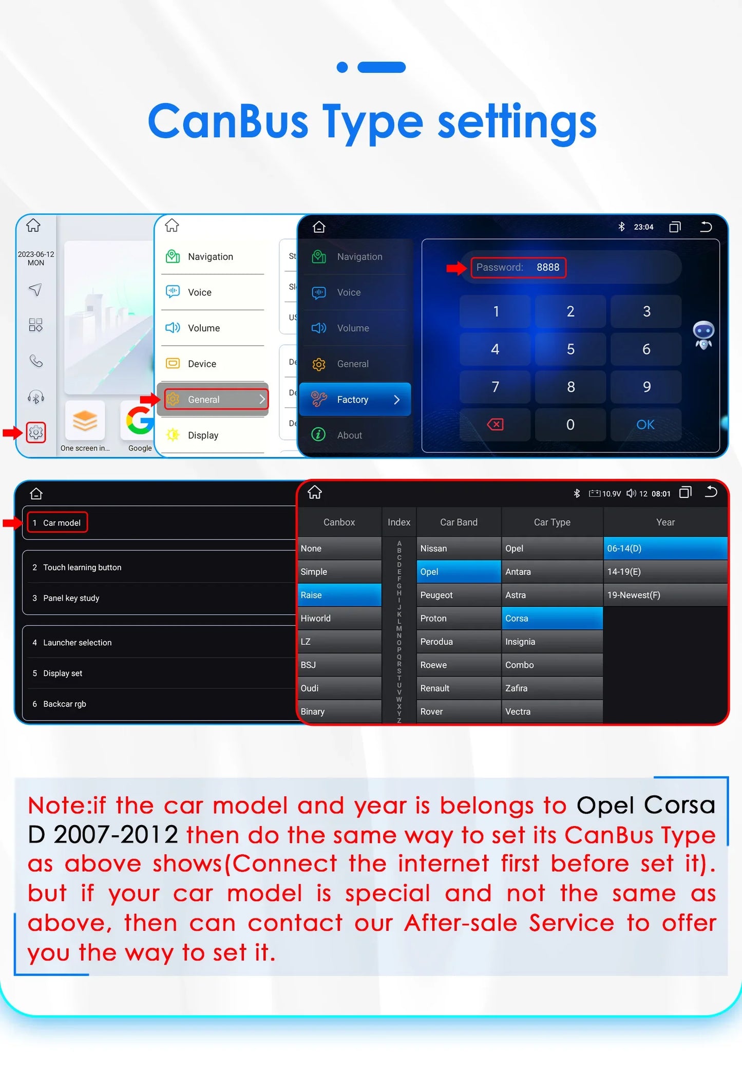 Android 13 Wireless Carplay Auto Car Multimedia Player Car Radio Player Stereo for OPEL CORSA D 2007 2008 2009 2010 2011 2012