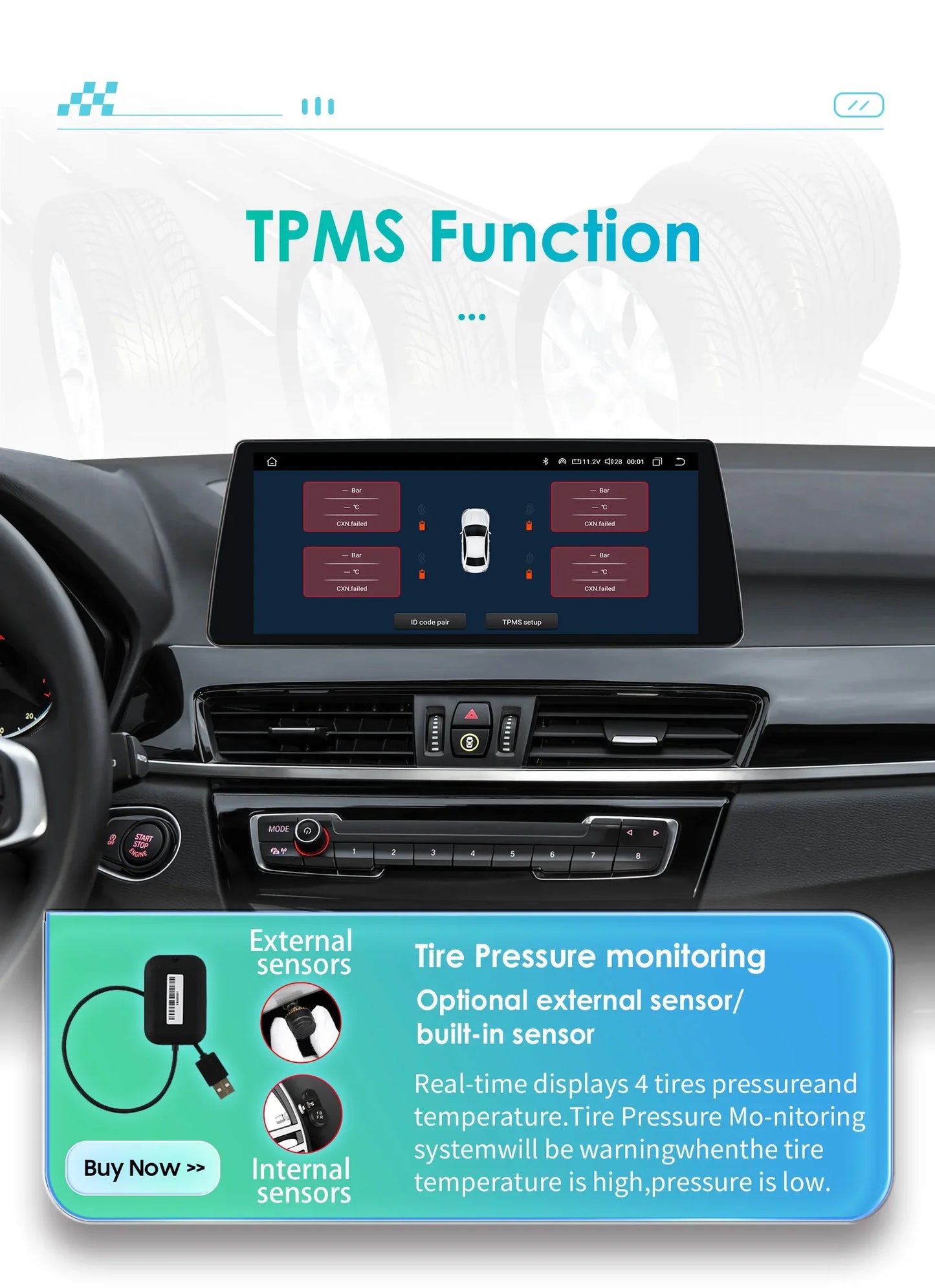 Android 13 Automotive Multimedia 2Din Wireless Carplay Android Auto for BMW X1 F48 (2016-2017)NBT Support AI Pro RDS BT WIFI GPS