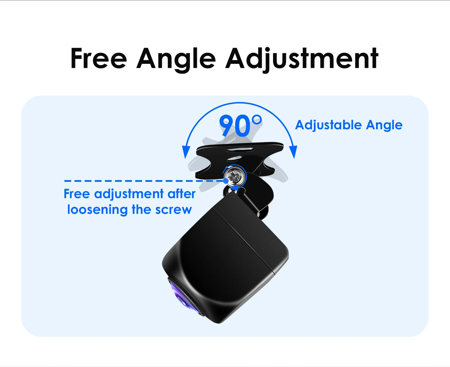 Hizpo 720P 1080P AHD Rear View Camera 140 ° 150 ° 170 ° Wide Angle Waterproof Night Vision Universal Reverse Parking Assistance
