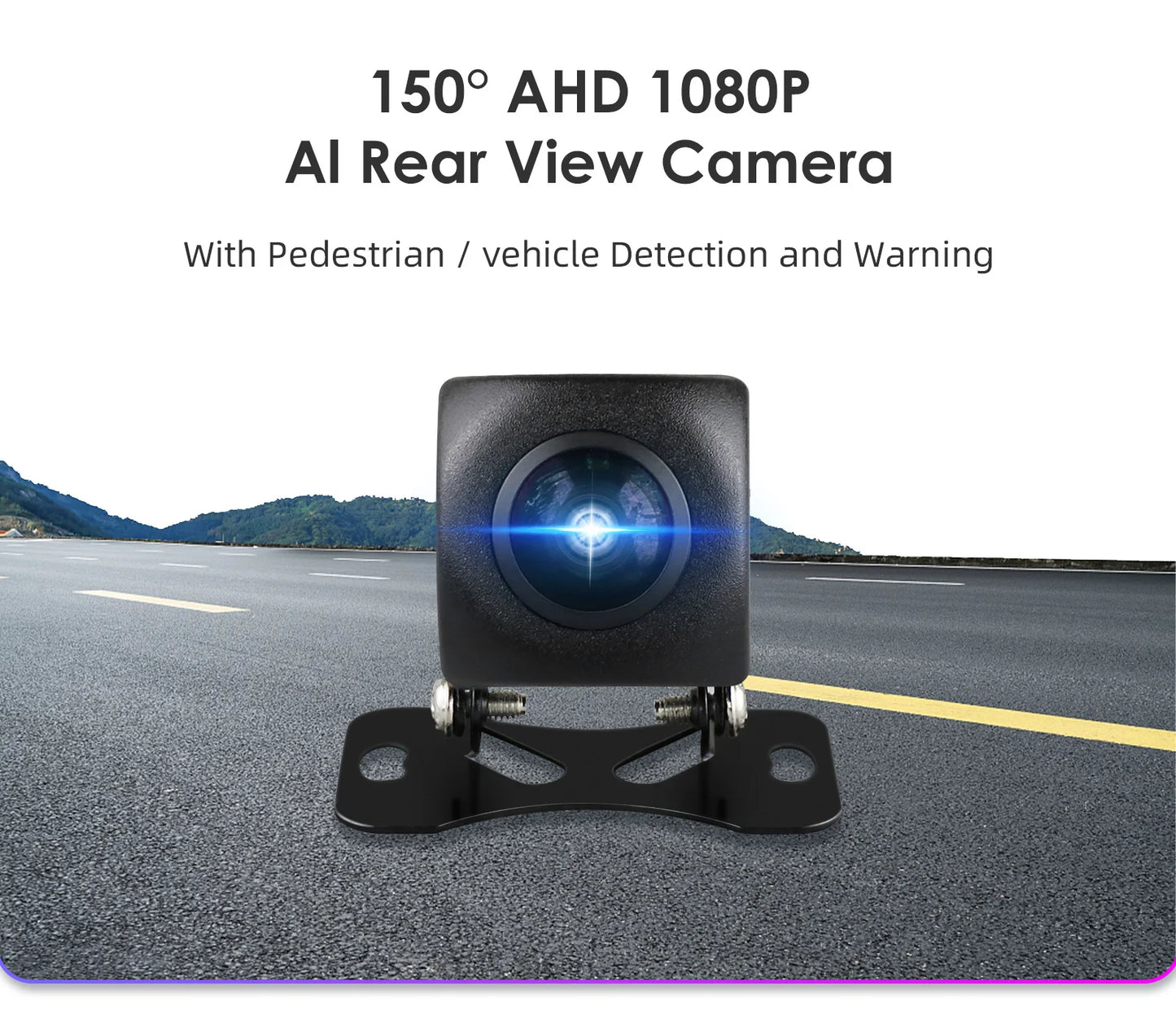 Hizpo 720P 1080P AHD Rear View Camera 140 ° 150 ° 170 ° Wide Angle Waterproof Night Vision Universal Reverse Parking Assistance