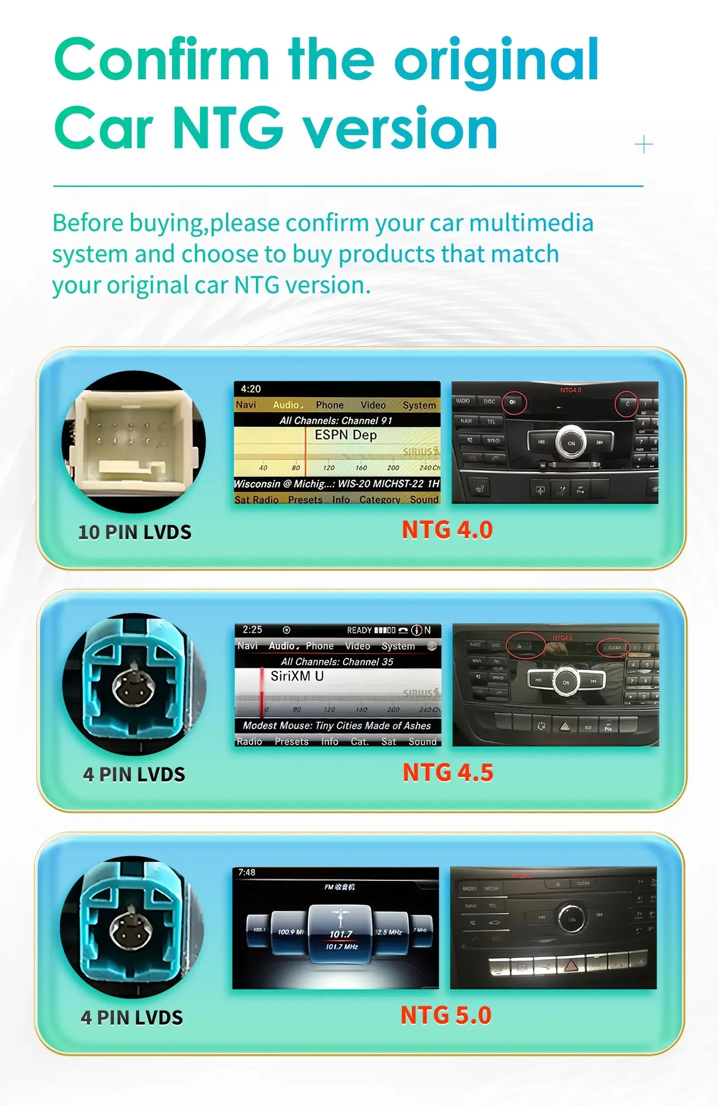 10.25" QLED for Mercedes Benz E-Class W212 E200 E230 E260 E300 S212 2009-2012 NTG 4.0 Carplay Android Car Multimedia Player DSP