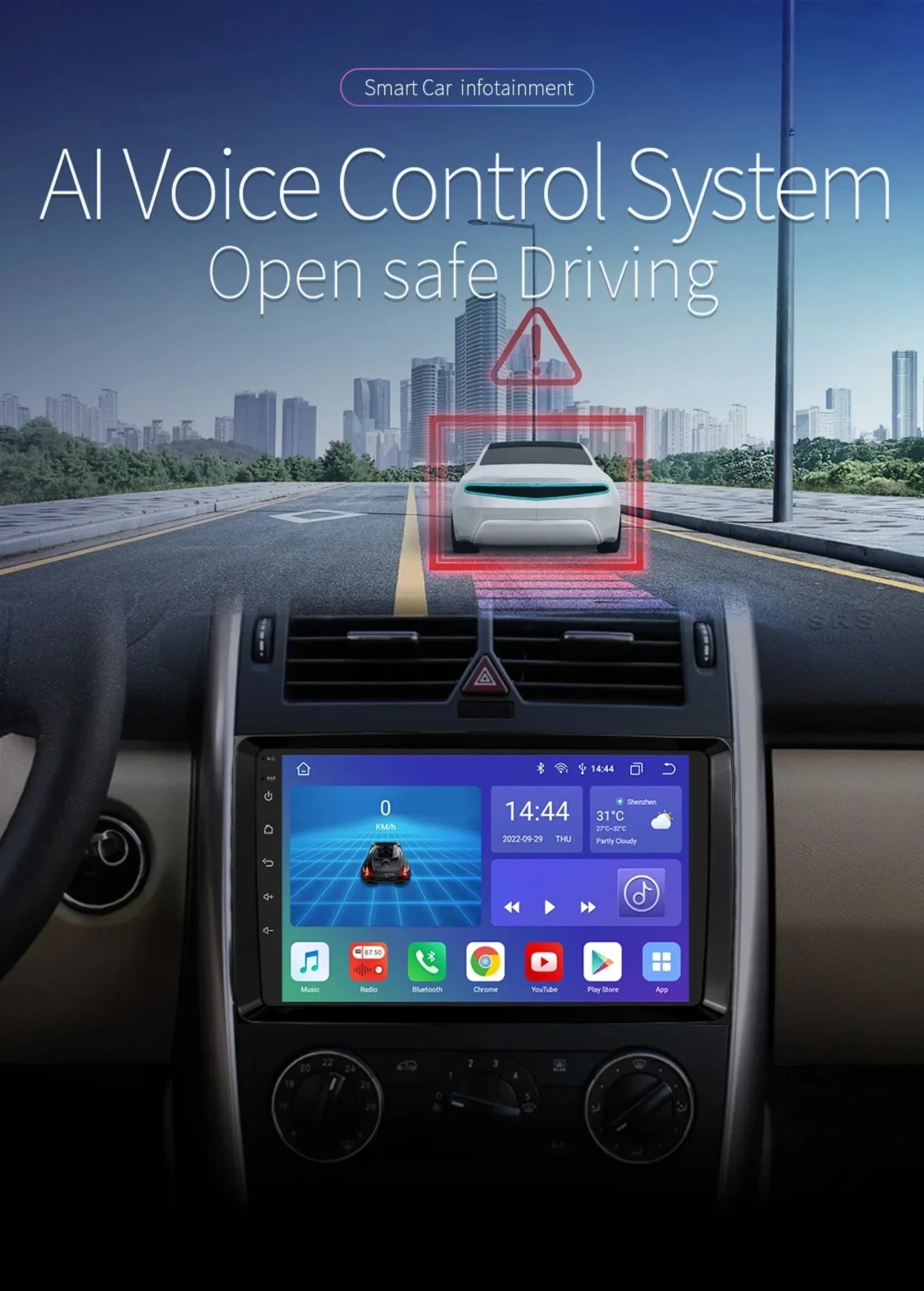 Android 13 Octa Core AI Auto Car Radio Multimedia Player for Mercedes Benz B200 W169 W245 Viano Vito W639 Sprinter W906 CarPlay
