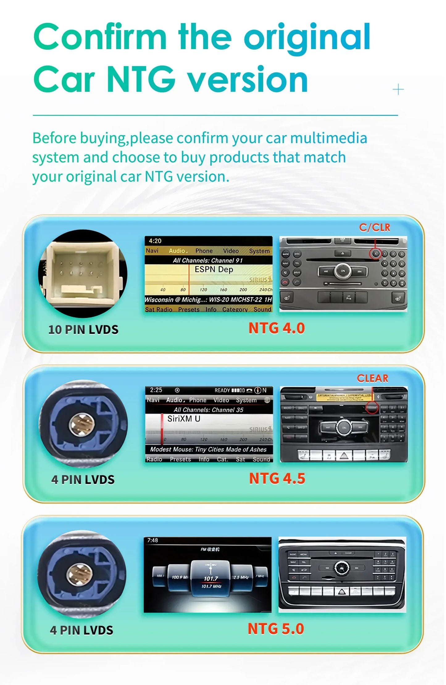 10.25" QLED for Mercedes Benz E-Class W212 E200 E230 E260 E300 S212 2009-2012 NTG 4.0 Carplay Android Car Multimedia Player DSP