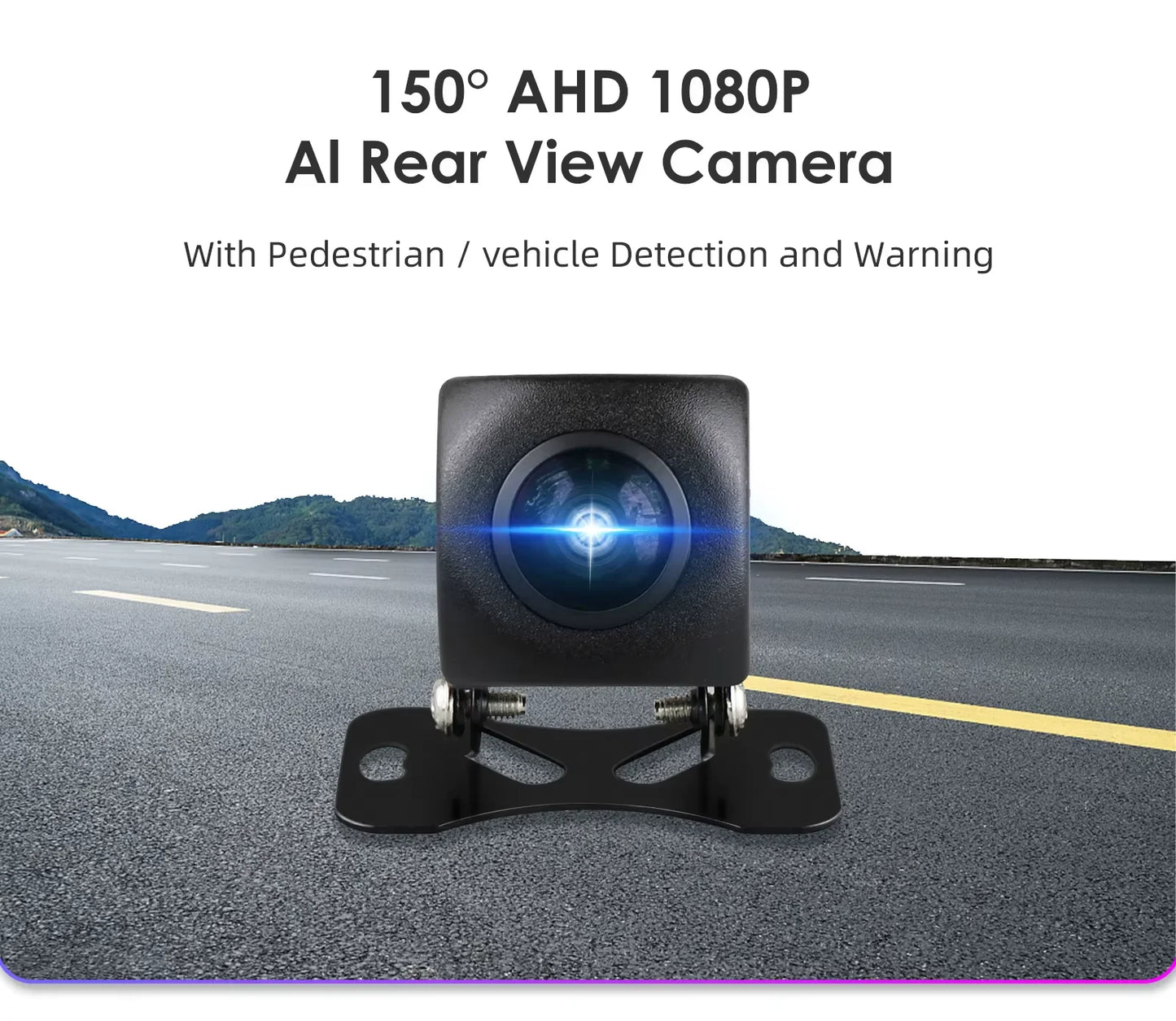 Hizpo 720P 1080P AHD Rear View Camera 140 ° 150 ° 170 ° Wide Angle Waterproof Night Vision Universal Reverse Parking Assistance