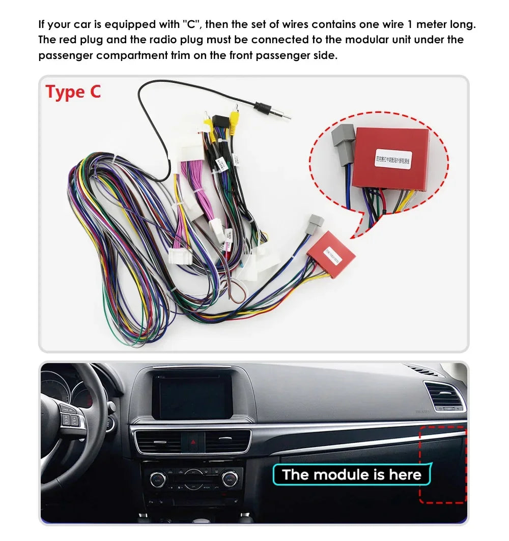 10.33'' Android 13 Car Multimedia Player for Mazda CX5 CX-5 2012-2015 Carplay 2 Din Autoradio GPS Navigation BT RDS 4G Head Unit