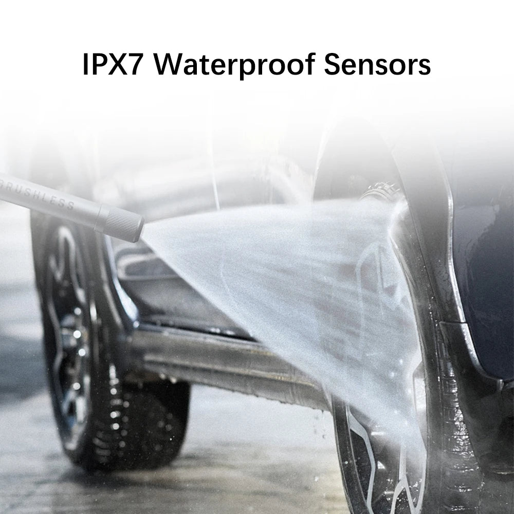Solar Car RV Truck TPMS Tire Pressure Monitoring System With 4/6 External Sensors Wireless 180° Adjustable Bracket Waterproof