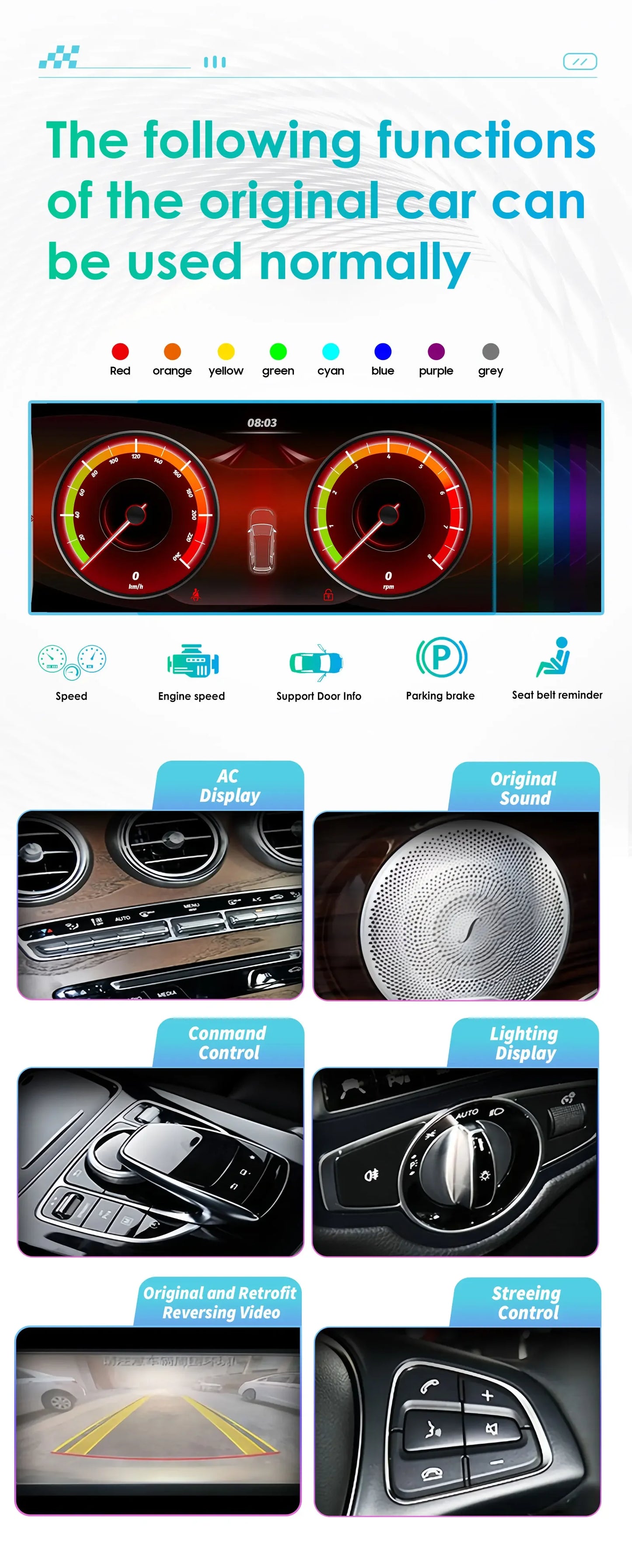 10.25" QLED for Mercedes Benz E-Class W212 E200 E230 E260 E300 S212 2009-2012 NTG 4.0 Carplay Android Car Multimedia Player DSP