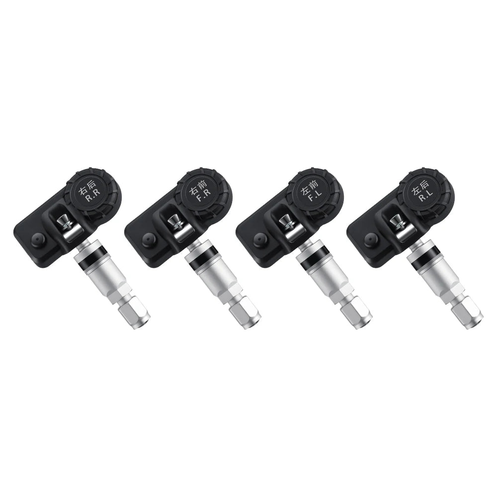 USB TPMS for Android Car Stereo Radio 4-Sensor Wireless Vehicle Auto Tire Pressure Monitoring Temperature Alarm System