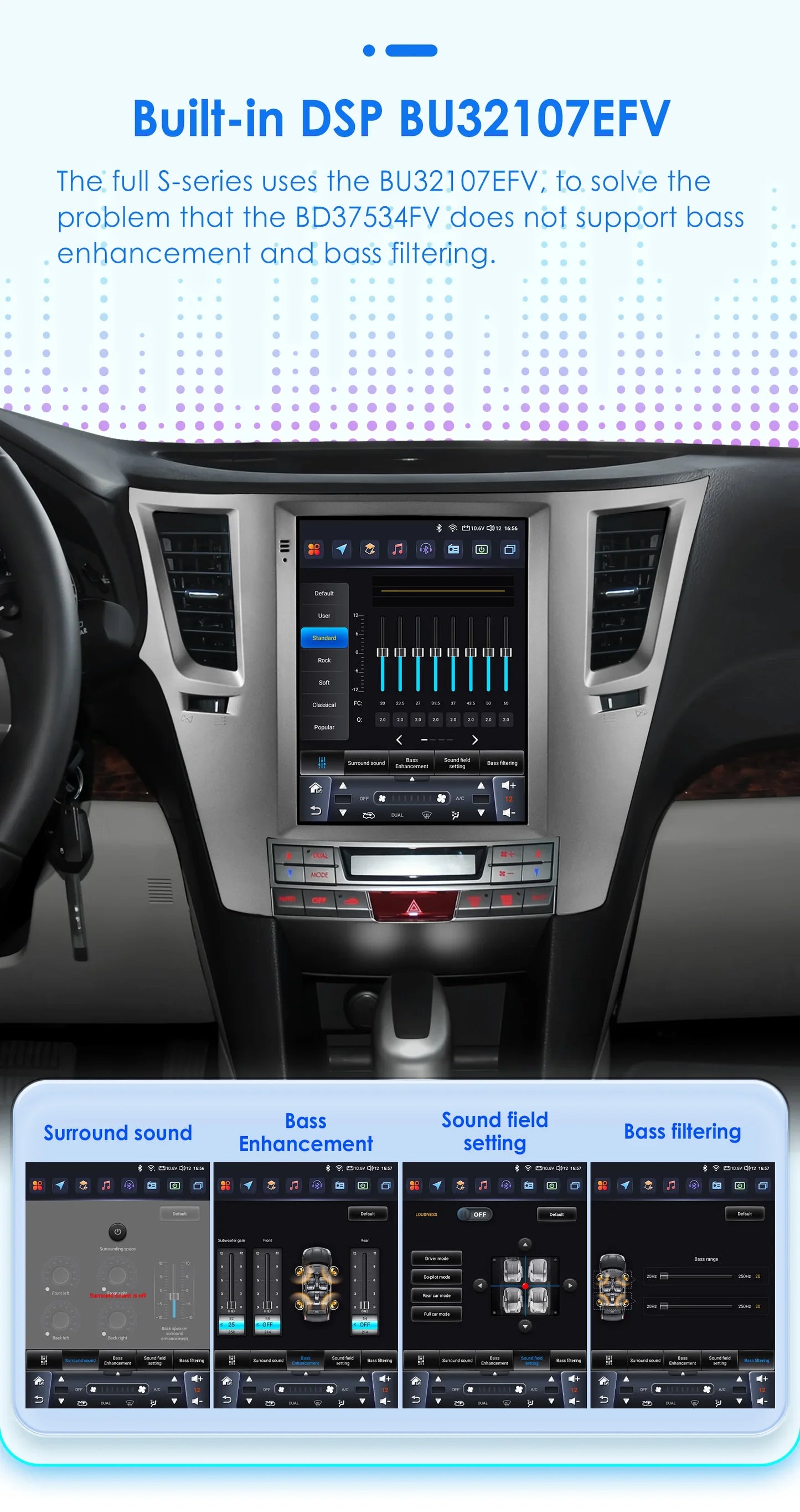 9.7" Android 13 Wireless Carplay  for Subaru Outback Impreza Legacy 2009-2014 GPS Stereo Car Radio Multimedia Player 4G BT 2 Din