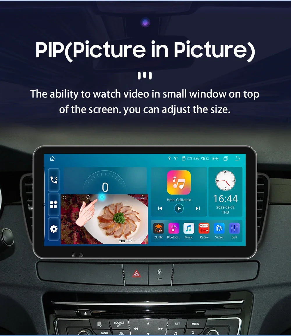 8G+128G for Peugeot 508 508SW 2011 - 2018 10.33'' Andorid 13 Auto Radio 2 Din Car Multimedia Player Carplay Screen GPS BT No DVD