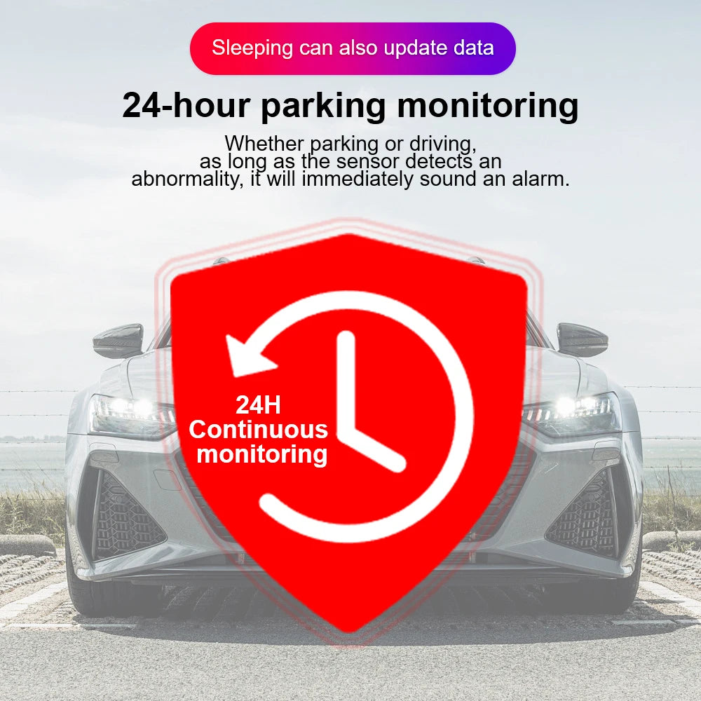 Solar Car RV Truck TPMS Tire Pressure Monitoring System With 4/6 External Sensors Wireless 180° Adjustable Bracket Waterproof