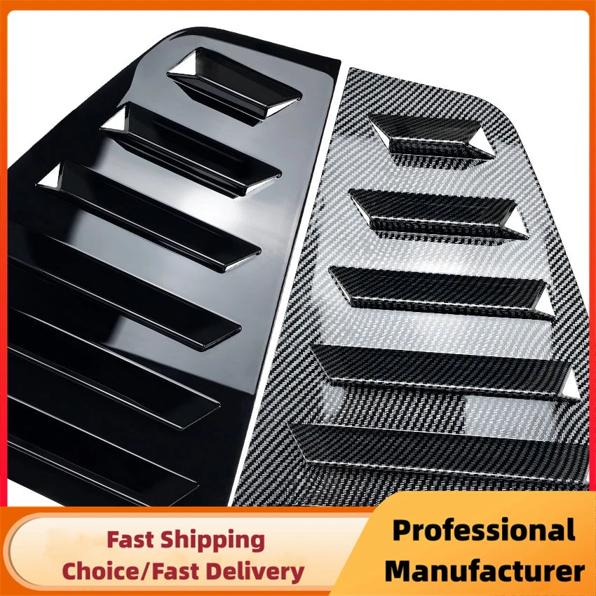 Pair Rear Side Window Trim Spoiler For VW Golf 5 Golf 6 Golf 7 MK5 MK6 MK7 MK7.5 2003-2020 Window Shutter Cover Louver Air Vents