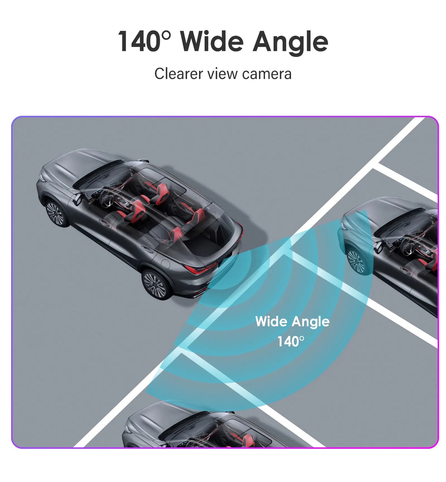 Hizpo 720P 1080P AHD Rear View Camera 140 ° 150 ° 170 ° Wide Angle Waterproof Night Vision Universal Reverse Parking Assistance