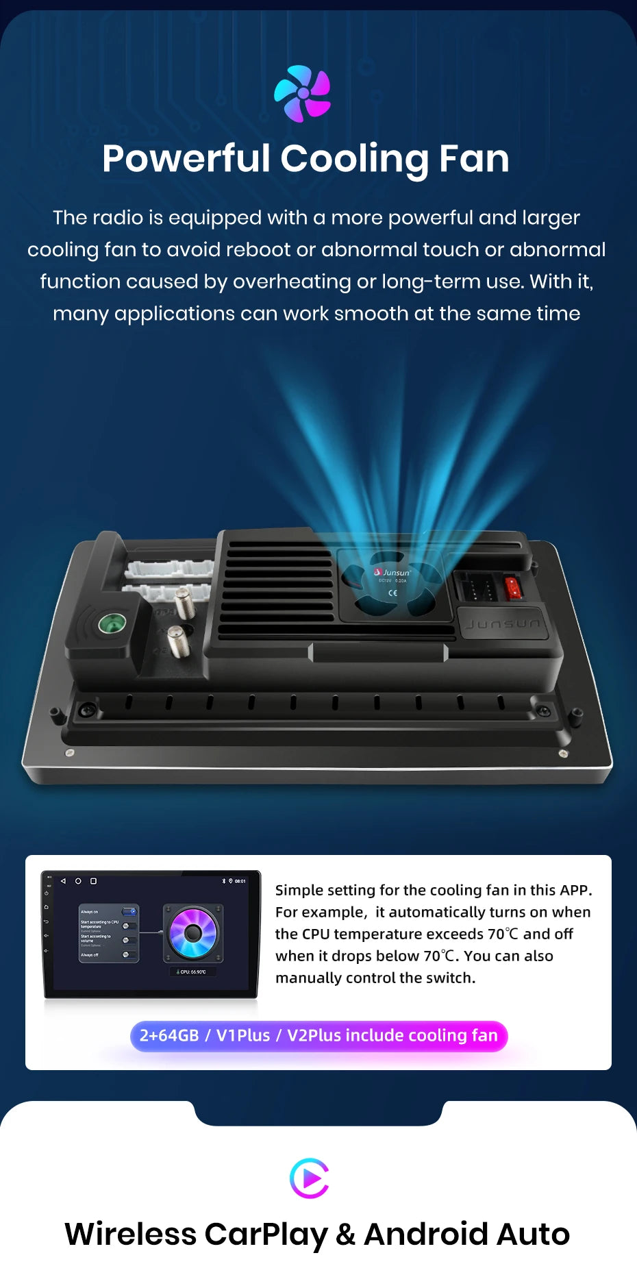 Junsun AI Wireless CarPlay Android Auto Car Radio For Mitsubishi Outlander xl 2 2005 2006-2011 4G GPS Smart Intelligent Systems
