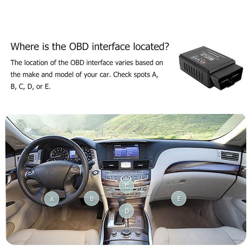OBD2 WIFI ELM327 V1.5 Scanner Car Code Reader Diagnostic Tool for iPhone IOS /Android Automotive Fault Detector