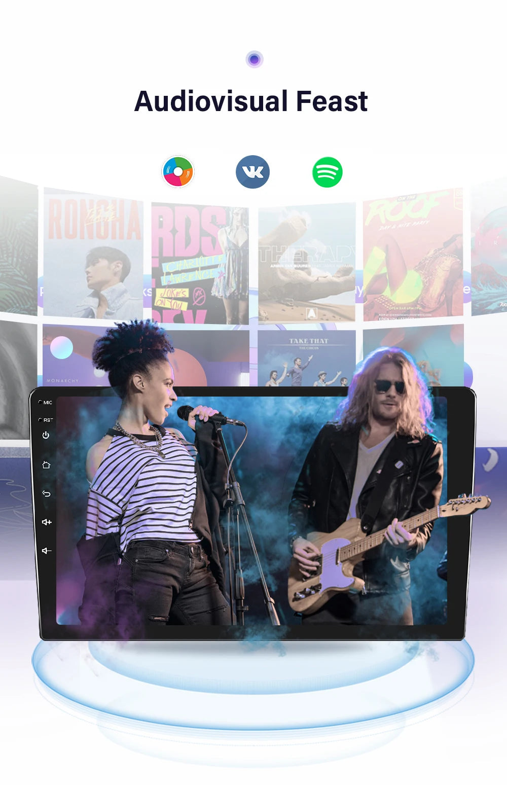 8" Android 14 Car Multimedia Player Wireless Carplay Android Auto for Mercedes Benz R-Class W251 R300 R280 R320 R350 2006-2012