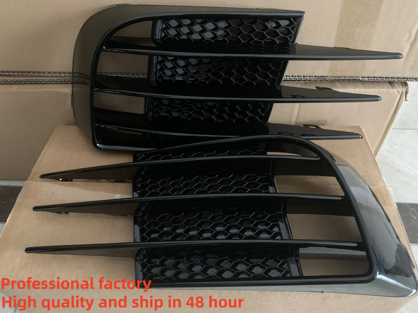 Car Front Bumper Fog Lamp Grille Spoiler For VW Golf 6 MK6 VI GTI GTD R R20 2008-2013 Fog Light Eyebrow Eye Wind Knife Trim