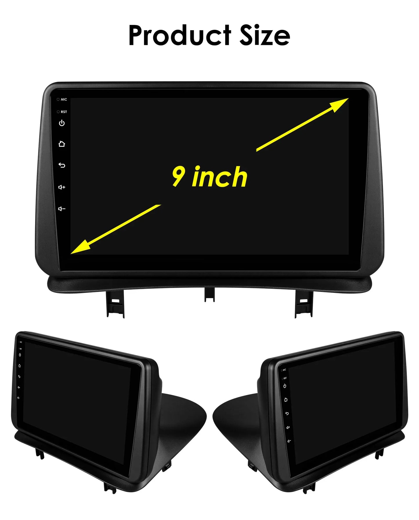 9" Wireless Carplay Radios Android Auto for Renault CLIO 3 2005 - 2014 Car Multimedia Video Player GPS Navi BT Stereo RDS 4G DSP