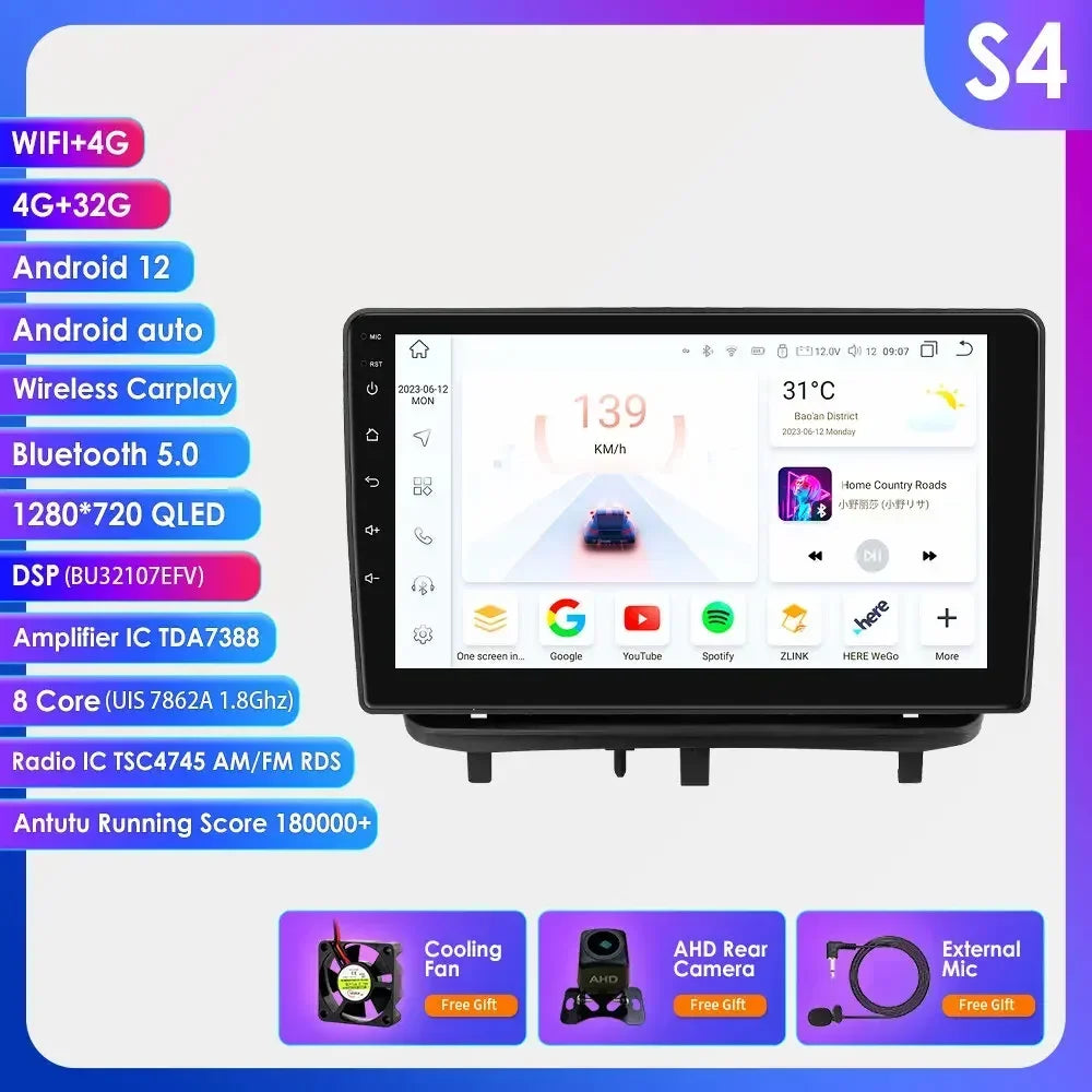 Android 13 Wireless Carplay Auto Car Multimedia Player Car Radio Player Stereo for OPEL CORSA D 2007 2008 2009 2010 2011 2012