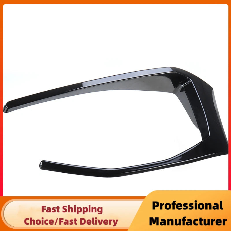 1Pair Rear Bumper Splitter Canard For VW Golf 7 7.5 MK7 MK7.5 GTI R GTD R400 2012-2020 Rear Tail Lamp Spoiler Brake Lamp Trim