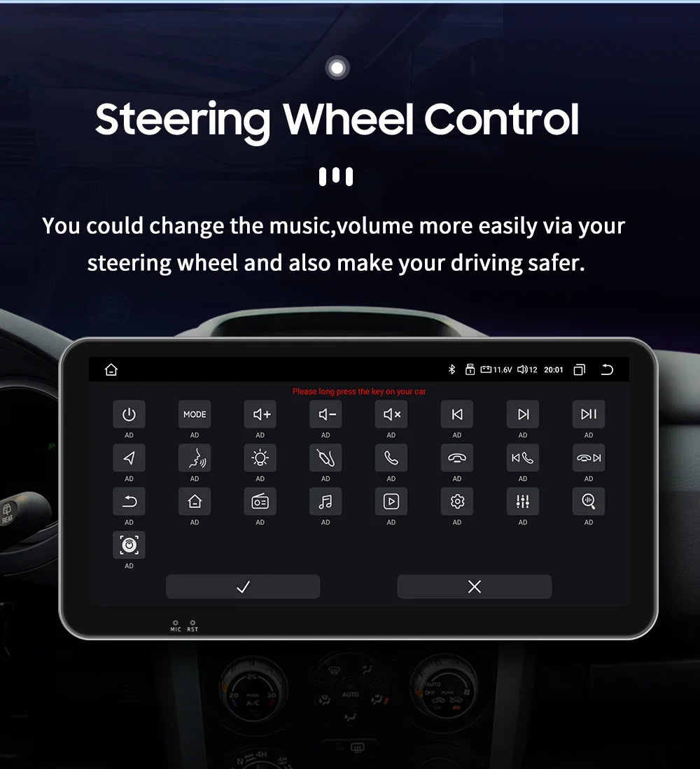 10.33" Car Intelligent System Android for Fiat Ducato 3 Citroen Jumper Peugeot Boxer 2 2006-2022 Radio Multimedia GPS Carplay 4G