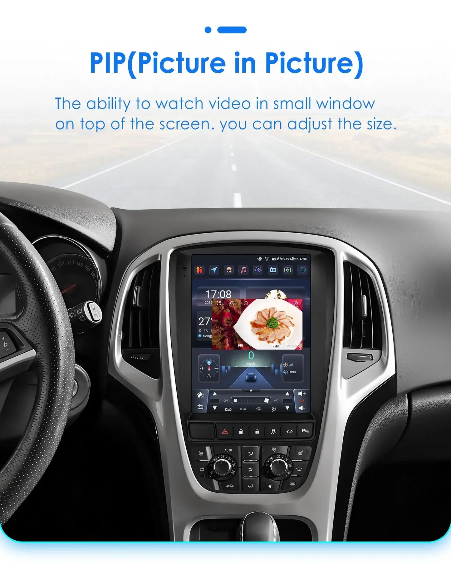 Android 14 Wireless Carplay GPS Navi Stereo for Opel Astra J Buick Verano 2009-2015 9.7" Car Radio Multimedia Player 4G BT 2 Din