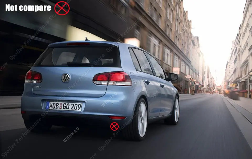 for Volkswagen VW Golf MK VI GTI 6 GTI Golf MK6 GTI Car Rear Bumper Diffuser Flag Spoiler Splitter Accessories Trim 2.0 GTI 5K1