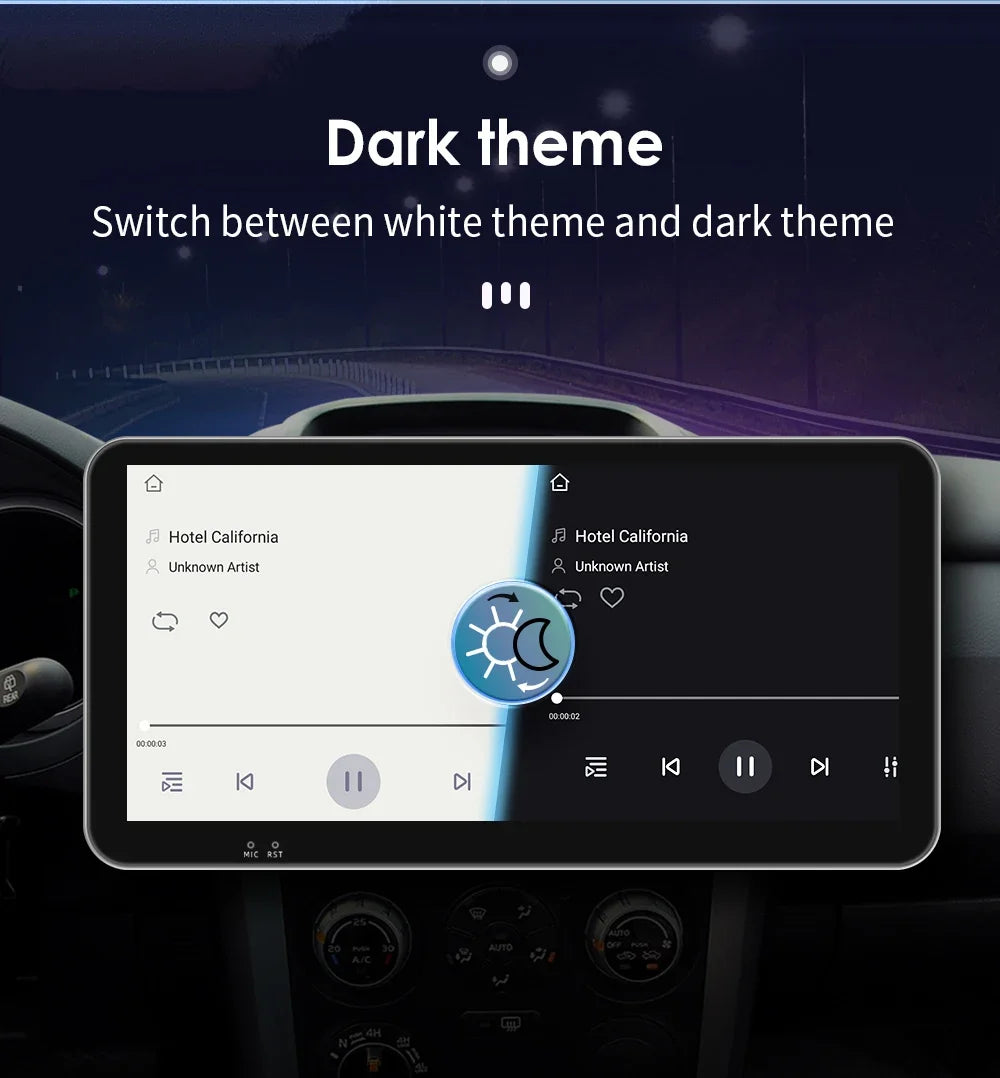 10.33" 2 Din Car Radio for Ford Focus Mk2 Carplay Android 13 Multimedia Video Player GPS Navigation Bluetooth Touch Screen RDS