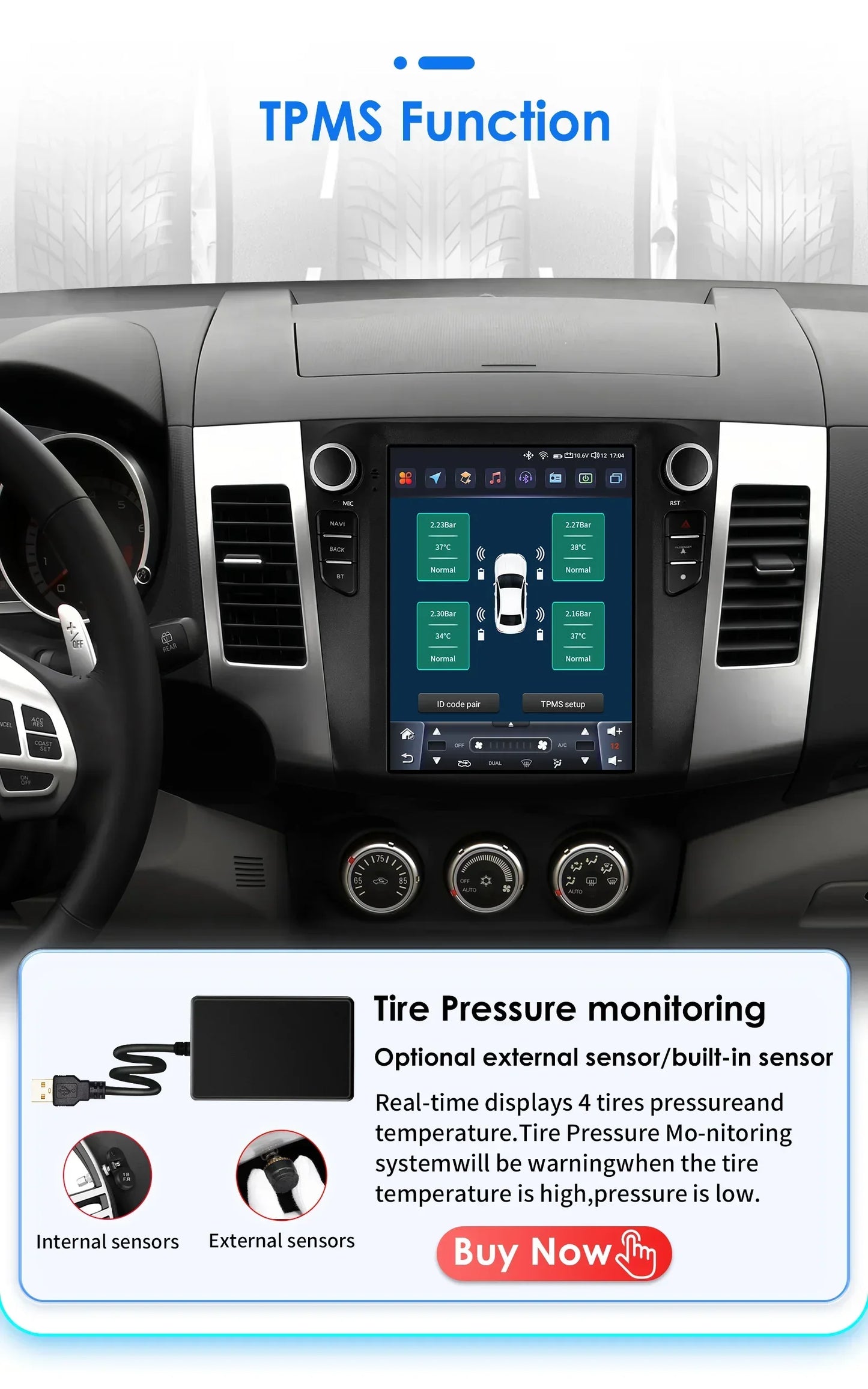 Android 13 Wireless Carplay GPS Stereo for Mitsubishi Outlander XI 2 2008 - 2011 9.7" Car Radio Multimedia Player 4G BT DSP 2din
