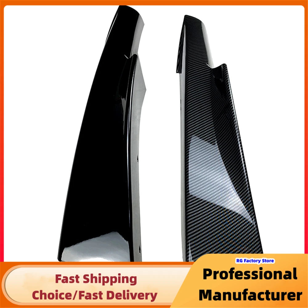 Car Front Bumper Splitters Lip For BMW 3 Series E90 E91 LCI M Sport 2009-2012 Diffuser Splitter Spoiler Body Kit Cover
