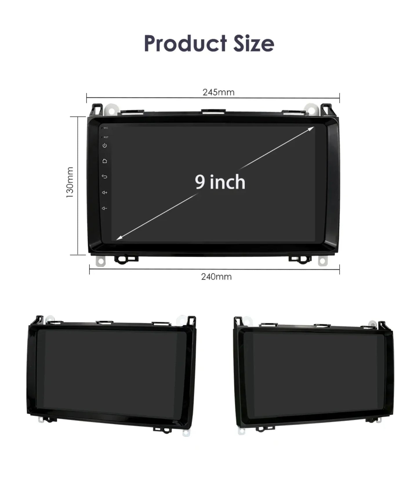 Android 13 Octa Core AI Auto Car Radio Multimedia Player for Mercedes Benz B200 W169 W245 Viano Vito W639 Sprinter W906 CarPlay