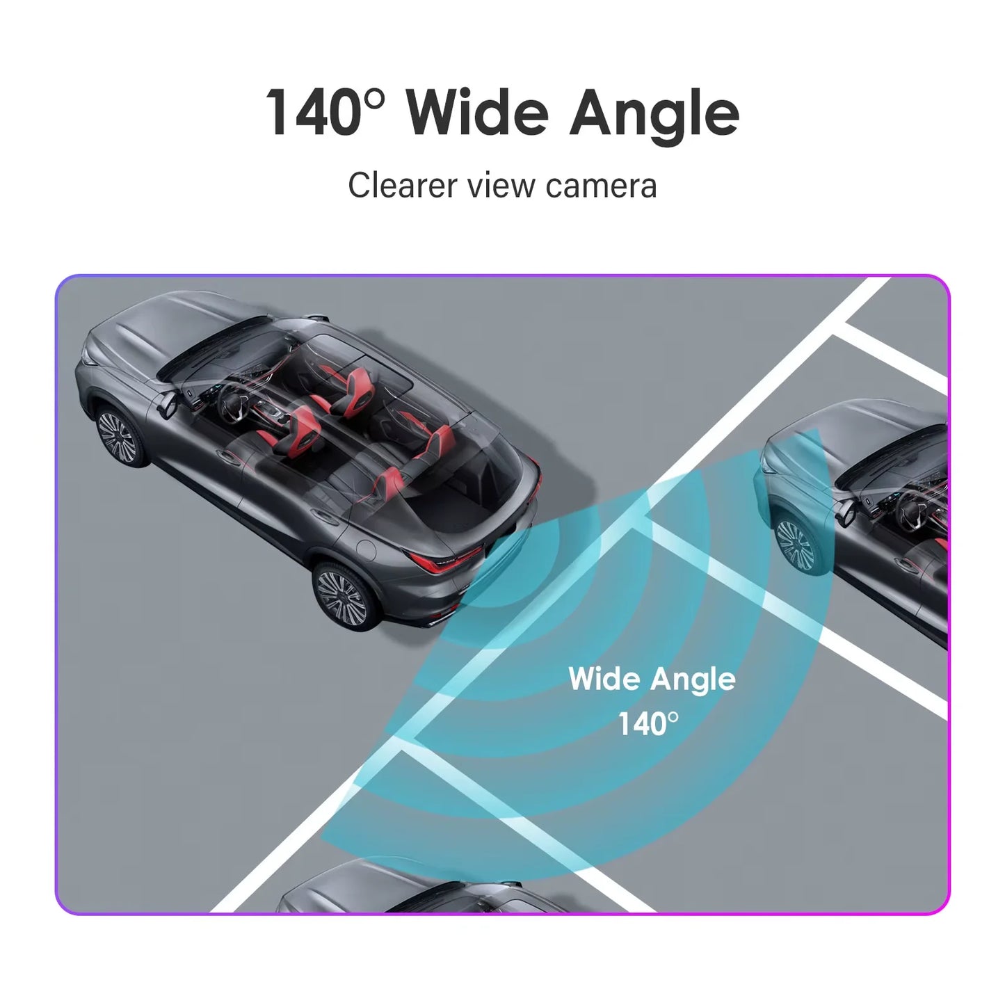 Hizpo 720P 1080P AHD Rear View Camera 140 ° 150 ° 170 ° Wide Angle Waterproof Night Vision Universal Reverse Parking Assistance