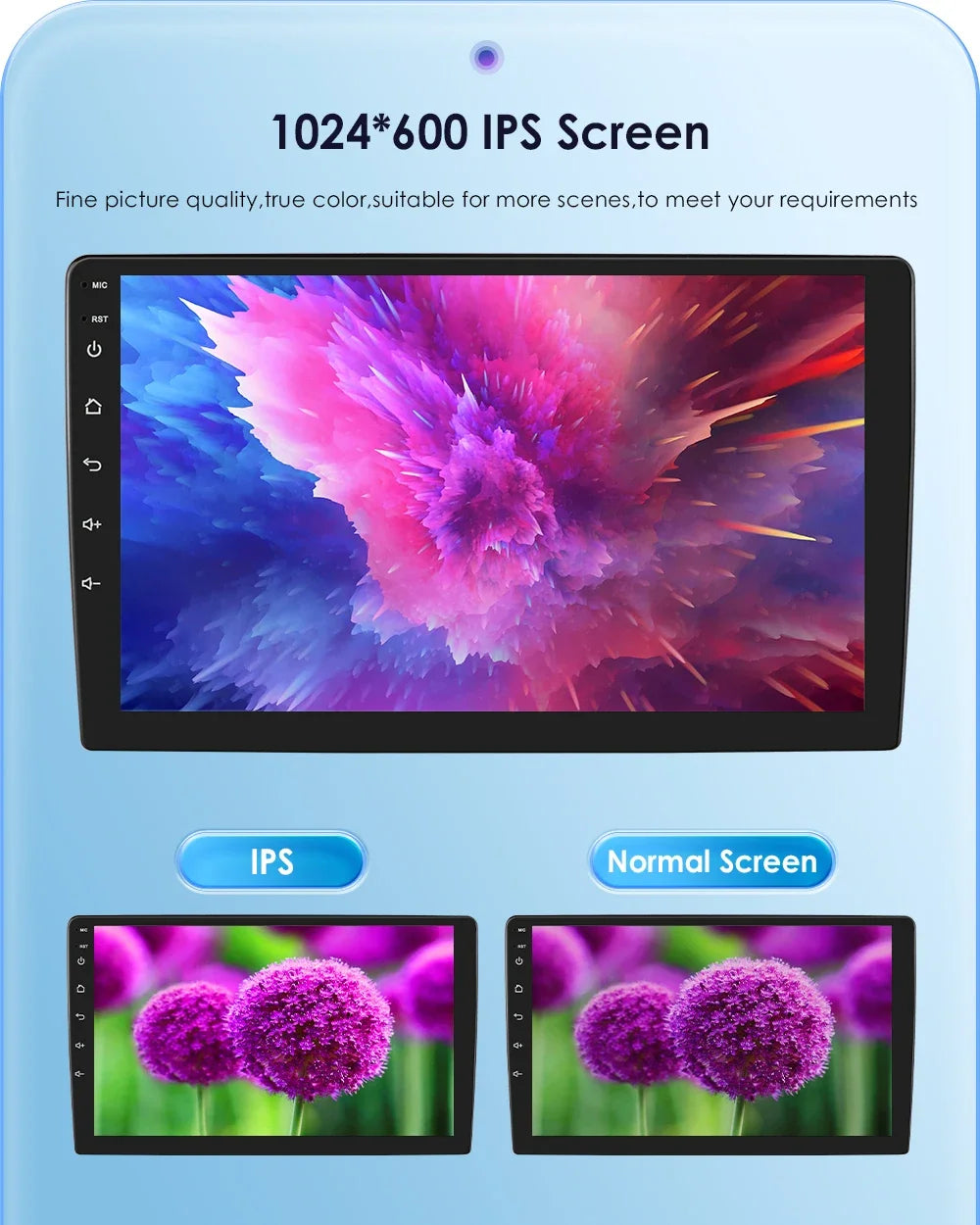 OSSURET Universal Android 14 4G 64G 7'' 2 Din Car Multimedia Player with BT GPS DSP for Toyota Verso Nissan Qashqai Hyundai I 10