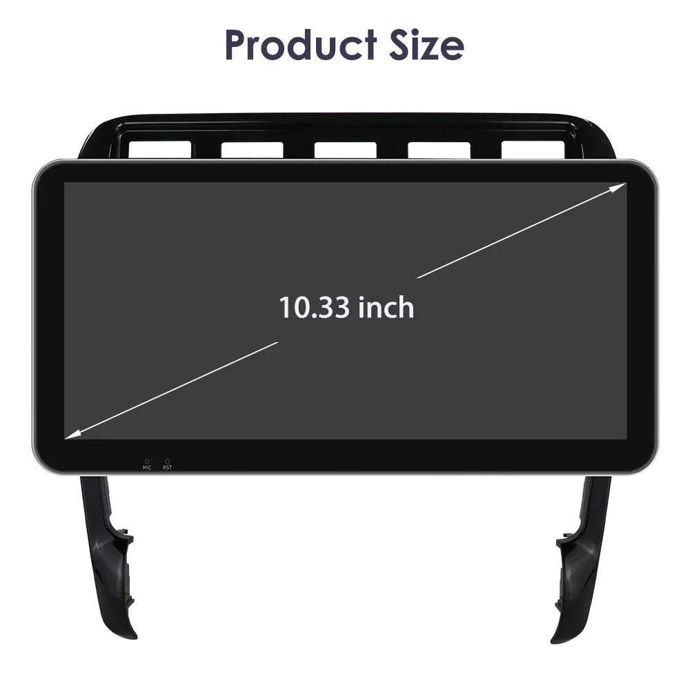 10.33" Wireless Carplay Android 13 Car Multimedia Player for Porsche Cayenne 1 2002-2010 2din Navigation GPS RDS Headunit Stereo