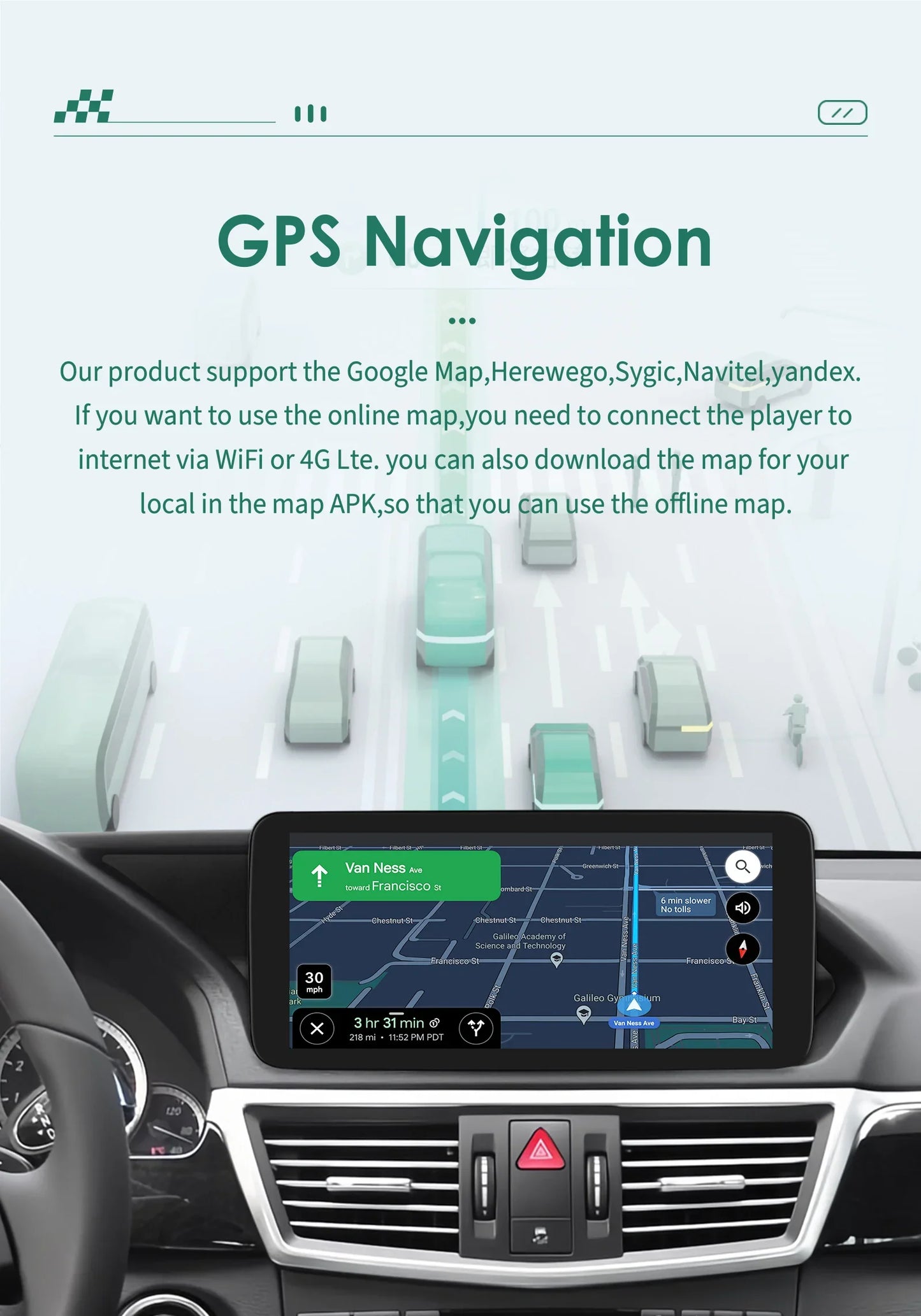 10.25" QLED for Mercedes Benz E-Class W212 E200 E230 E260 E300 S212 2009-2012 NTG 4.0 Carplay Android Car Multimedia Player DSP