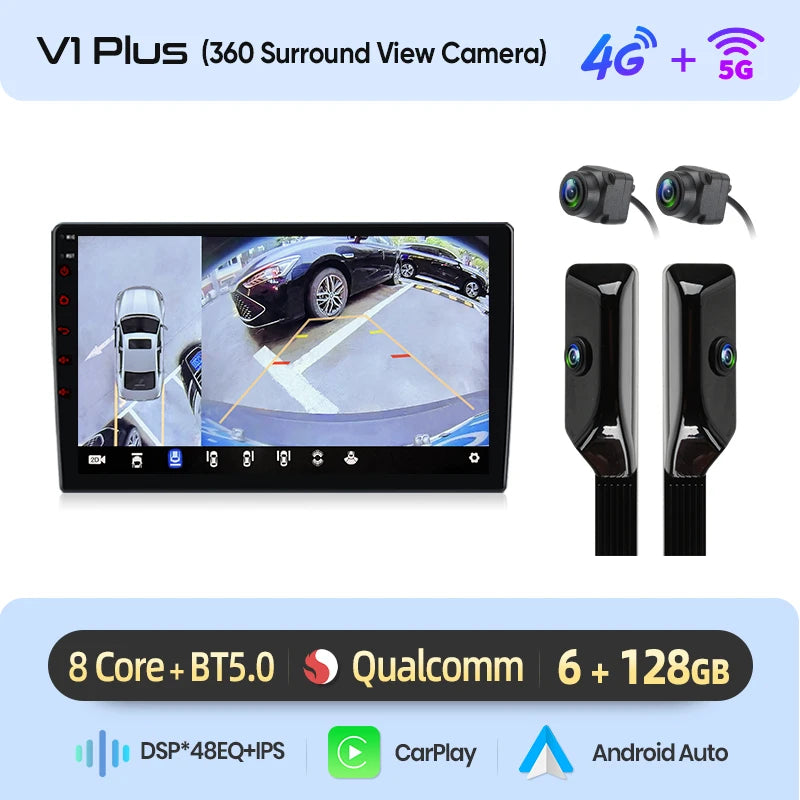 Junsun Android wireless CarPlay Auto Car Radio For Volkswagen Passat B6 B7 CC 2010-2015 Intelligent Systems DSP GPS FM BT SWC