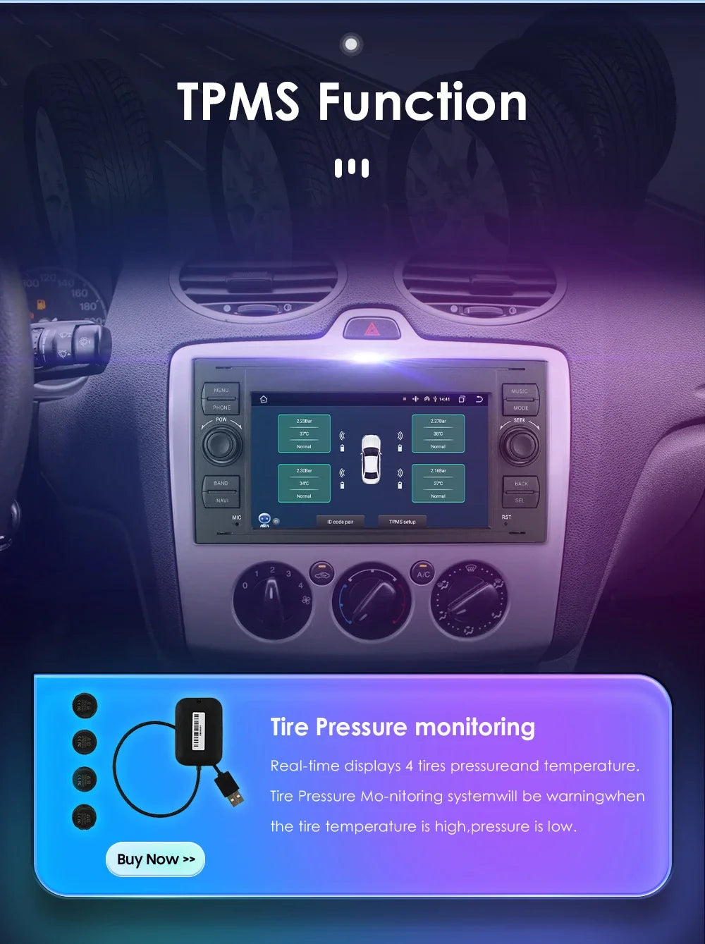 2din Carplay Android Car Radio Multimedia Player for Ford Mondeo Fiesta S-max Focus Galaxy Transit Fusion Connect Kuga GPS NOCAN