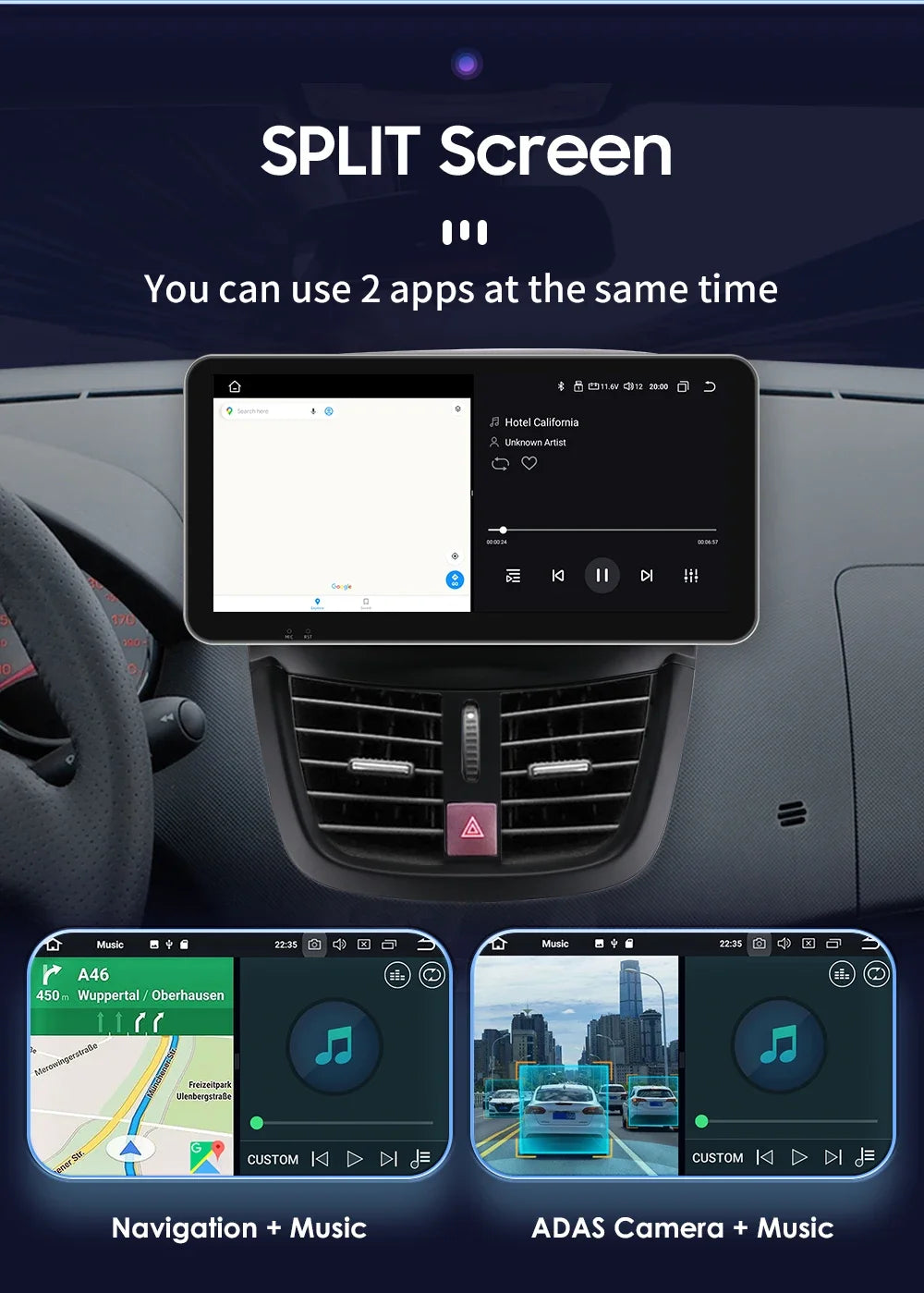 10.33" 8G+128G for Peugeot 207 207CC 2006 -2015 Android 13 2 Din Car Radio Multimedia Player Navigation Autoradio CarPlay Stereo