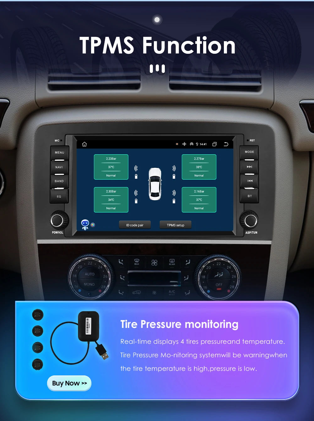 8" Android 14 Car Multimedia Player Wireless Carplay Android Auto for Mercedes Benz R-Class W251 R300 R280 R320 R350 2006-2012