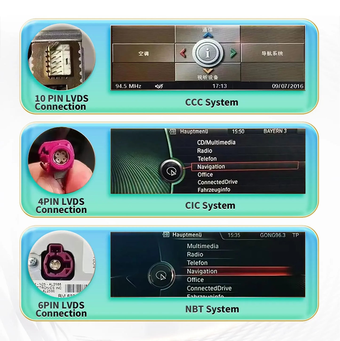 10.25" Wireless Carplay Android Car Radio Multimedia Player for BMW X3 F25 2011-2016 X4 F26 CIC NBT 2din GPS DSP BT Navi 4G QLED