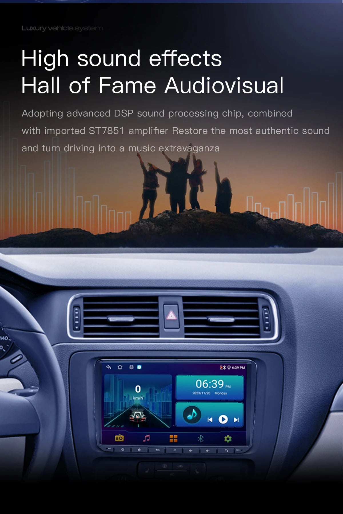 Android 14 For VW Passat B6 B7 CC T5 Amarok Volksagen Skoda Octavia2 Tiguan Seat Leon 2 Golf 56 Radio Multimedia Screen Carplay
