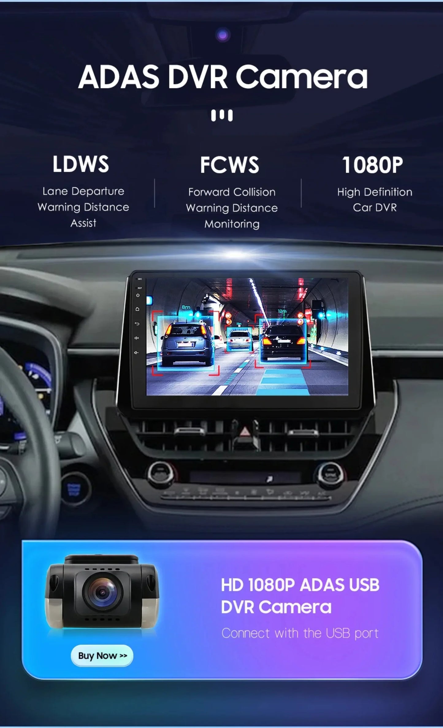 Wireless Carplay for Toyota Corolla 12 2018-2021 Android Autoradio 2 Din Car Radio Multimedia Player BT Navigation GPS Stereo 4G