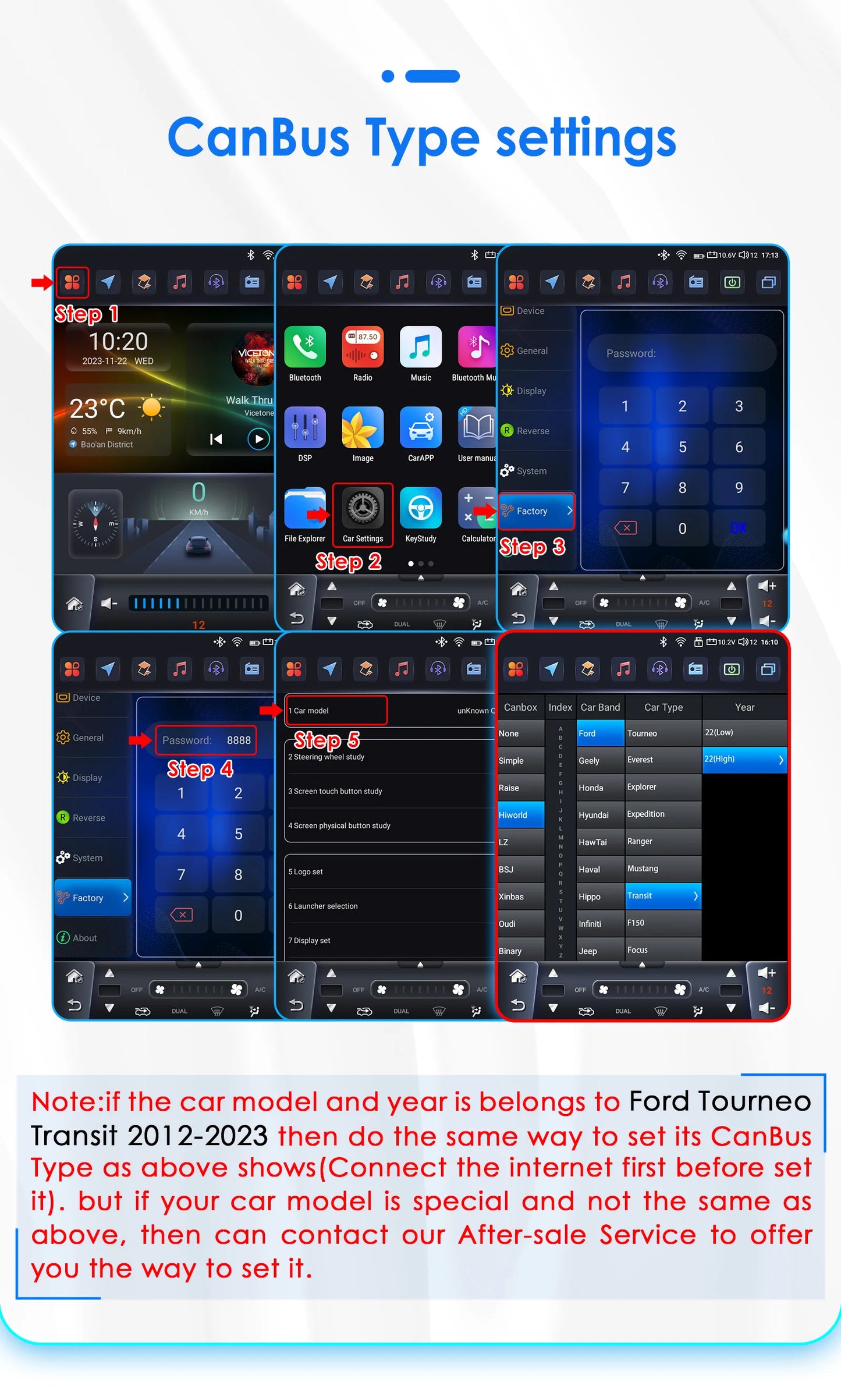 9.7Inch Radio Car Multimedia for Ford B-Max 2012-2018 Transit/ Tourneo Courier 2013-2021 Transit/ Tourneo (High Configuration)