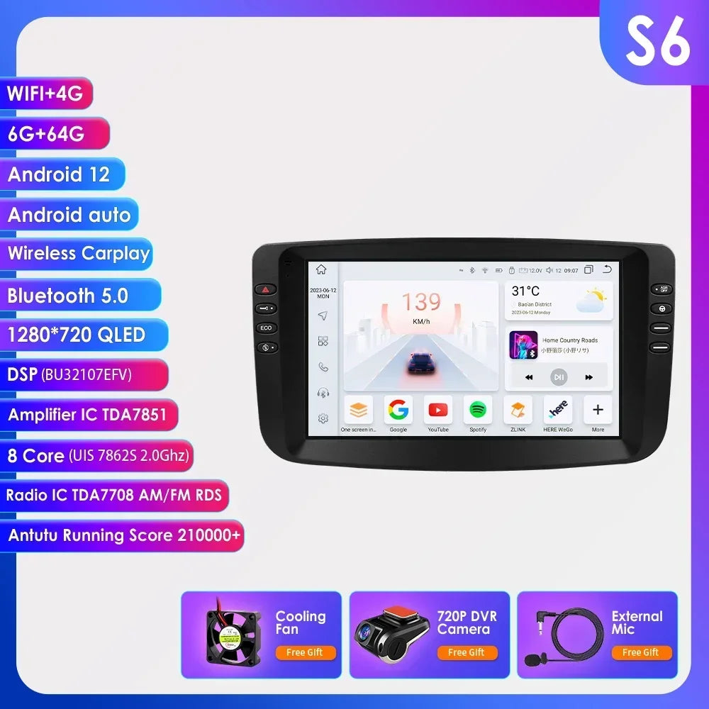 9" Car Multimedia Player 2Din Stereo for Fiat Linea Punto EVO 2012-2015 Android 13 with Wifi Bluetooth GPS Navi Radio Player 4G