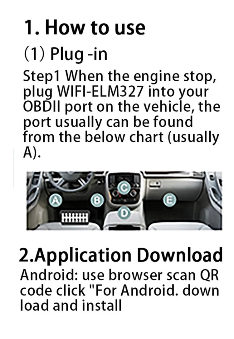 OBD2 WIFI ELM327 V1.5 Scanner Car Code Reader Diagnostic Tool for iPhone IOS /Android Automotive Fault Detector