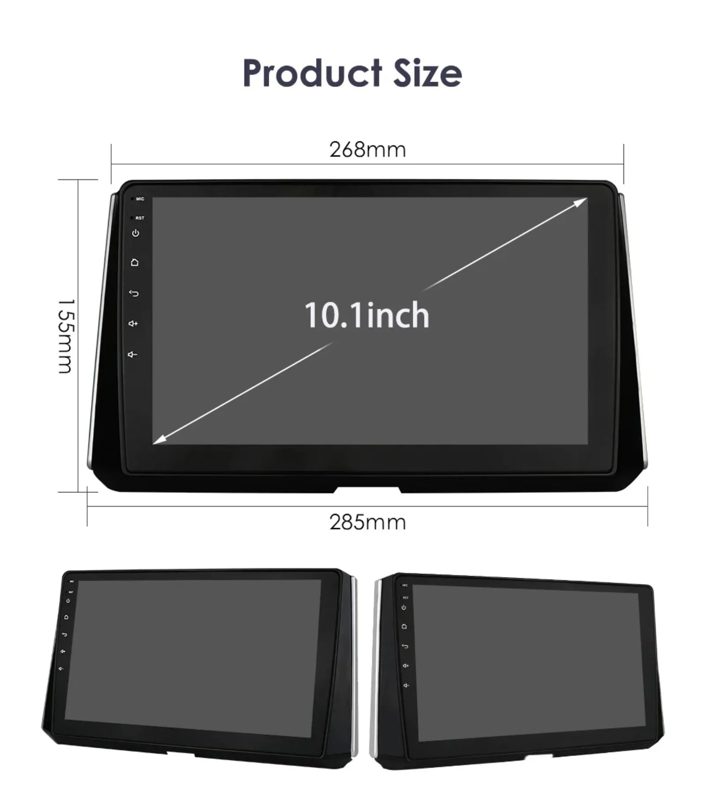 Wireless Carplay for Toyota Corolla 12 2018-2021 Android Autoradio 2 Din Car Radio Multimedia Player BT Navigation GPS Stereo 4G