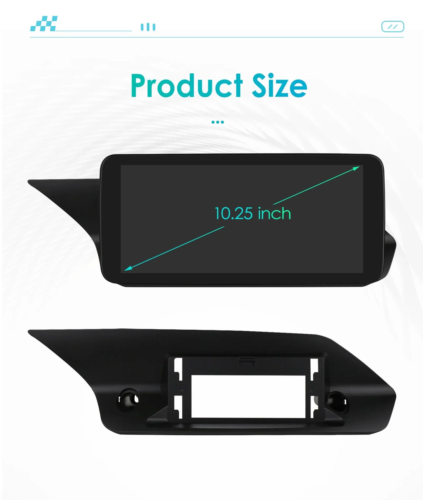 10.25" QLED for Mercedes Benz E-Class W212 E200 E230 E260 E300 S212 2009-2012 NTG 4.0 Carplay Android Car Multimedia Player DSP