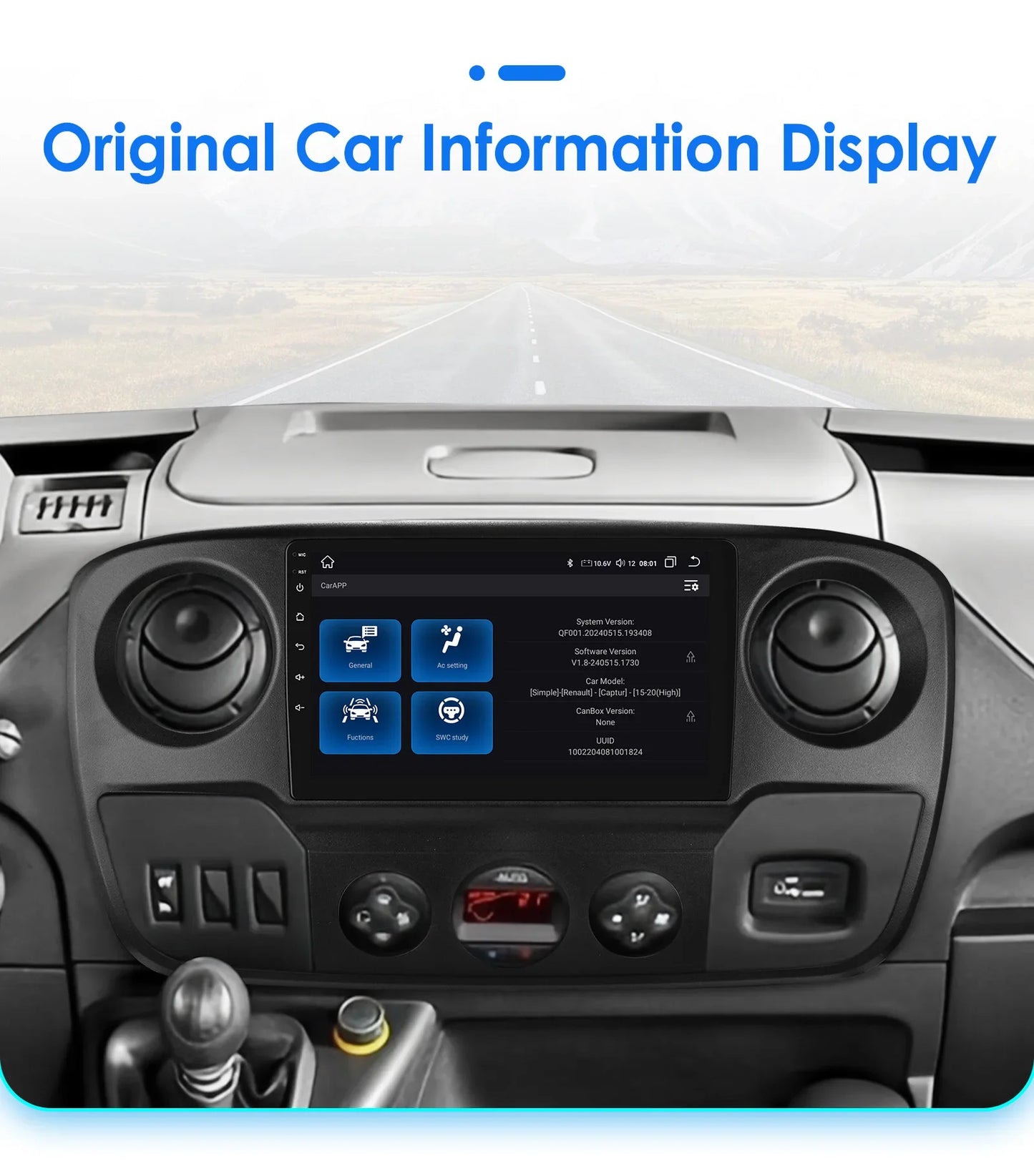 Car Multimedia Player Navigation Radio for Nissan NV400 2010-2019 for Opel Movano 2010-2019 for Renault Master lll 3 2011-2021