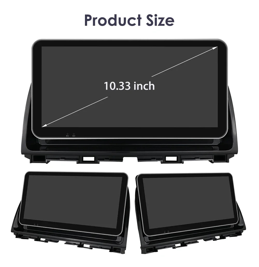 10.33'' Android 13 Car Multimedia Player for Mazda CX5 CX-5 2012-2015 Carplay 2 Din Autoradio GPS Navigation BT RDS 4G Head Unit